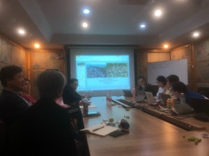 清華大学 都市計画研究室ゼミ風景